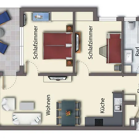 Brise Strandresidenz Else Marie App 19 *